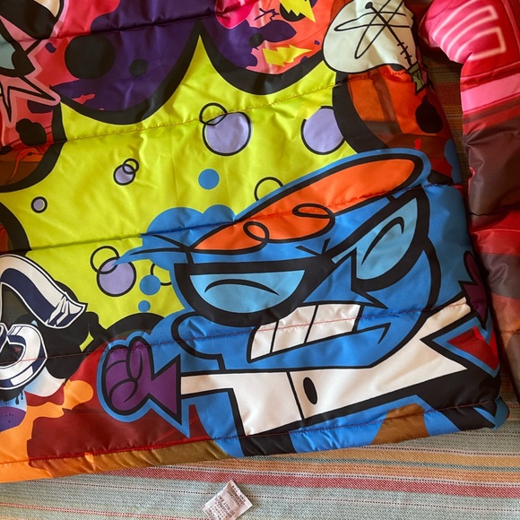 NWT s small dexters laboratory dekryptic puffer jacket coat mandark dee dee mens - Picture 11 of 11